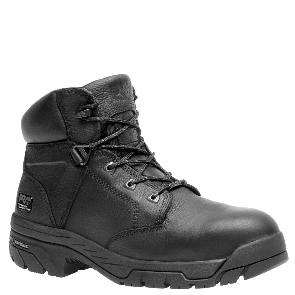 Timberland Mens Work Boots PRO® Helix 6" Comp Toe - Black - India TH7385241